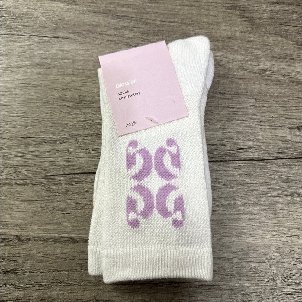 glossier limited edition socks